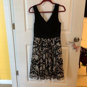Black and White cocktail dress
